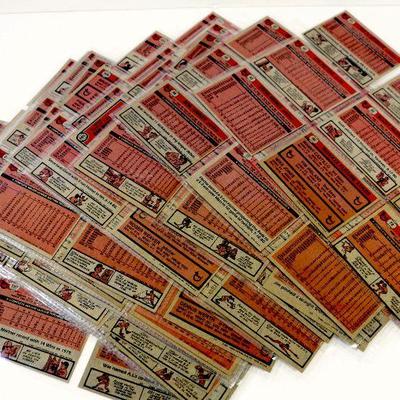 1981 TOPPS BASEBALL CARDS COLLECTION - 19 Sheets with 170 Cards - High Grade Cards