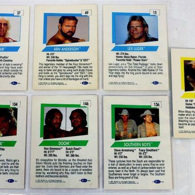 WCW WRESTLING Vintage Cards Set of 7