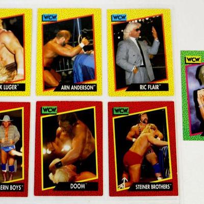 WCW WRESTLING Vintage Cards Set of 7