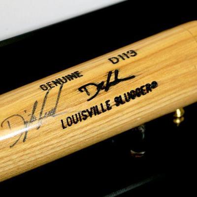 Dwight "Doc" Gooden Autographed Baseball Bat Full Size Louisville Slugger w/Stand