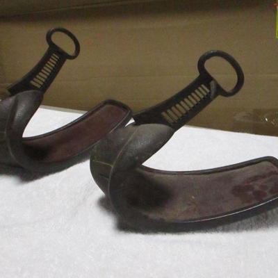 Lot 129 -  Japanese Samurai Foot Armor - Horse Stirrups 