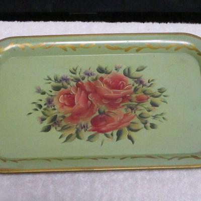 Lot 143 - Hand Painted Serving Tray
