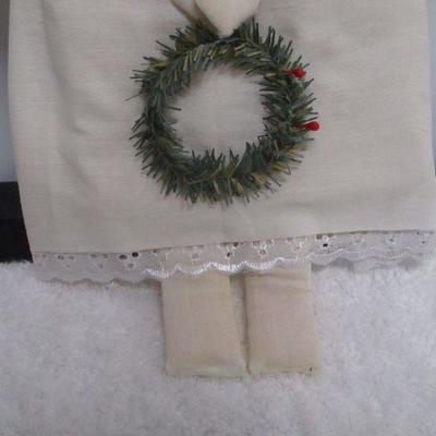 Lot 148 - Handmade Angel Hanging Display & Stitched Cloth