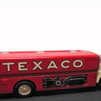 3-White Texaco cab truck, 24” x 6 ½” 
