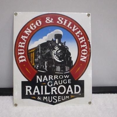Lot 102 -Durango & Silverton Railway Sign