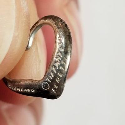Tiffany & co sterling heart pendant