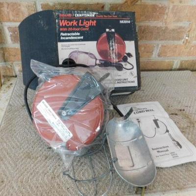 New in Box Craftsman Work Light with 20