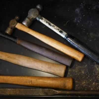 Set of Various Hammers