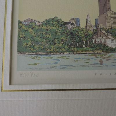 Artist Proof Of Philadelphia Skyline
