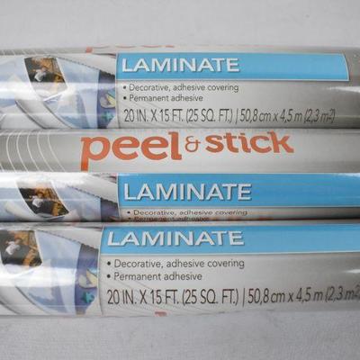 3 Rolls Peel & Stick Laminate 20