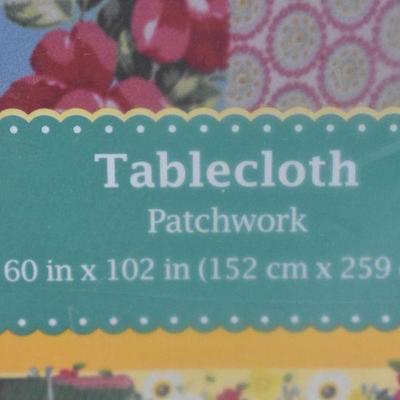 Pioneer Woman Patchwork Tablecloth 60