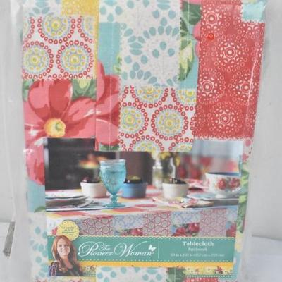 Pioneer Woman Patchwork Tablecloth 60
