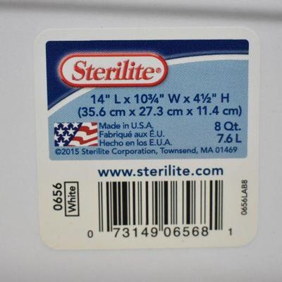 Sterilite Dishpan/Storage/Bins (No Lids) 14