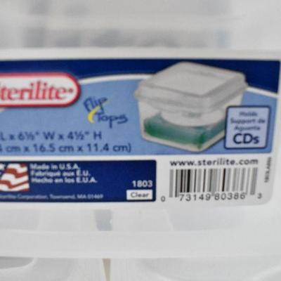 Sterilite Flip Top Storage Boxes, Quantity 12 - New