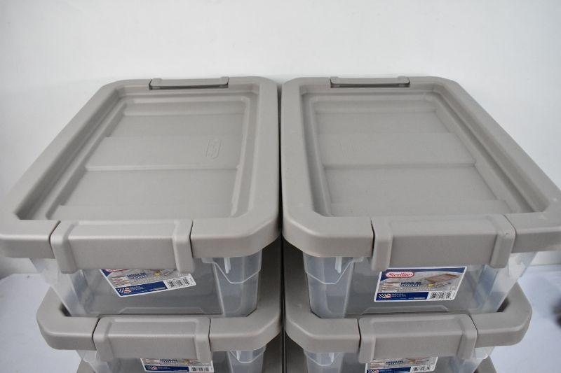 Sterilite modular stackers 4 gal sale