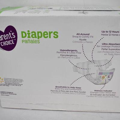Size 5 Parent's Choice Diapers, 156 Diapers for 27+ lbs - New