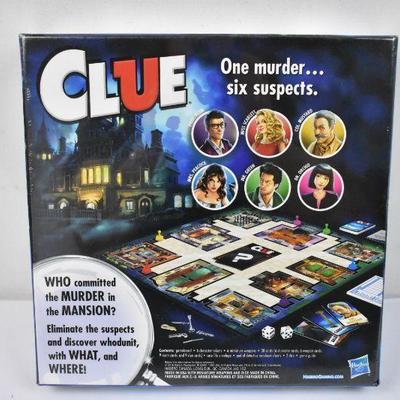 Clue, The Classic Mystery Game, Sealed - New