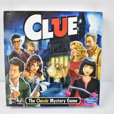 Clue, The Classic Mystery Game, Sealed - New