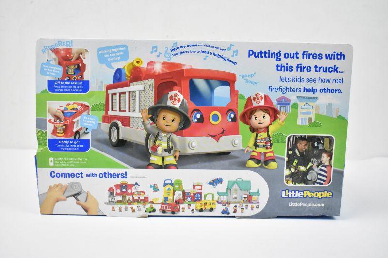 Little people helping others fire best sale truck