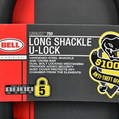 Long Shackle U-Lock by Bell, High Security Level - New