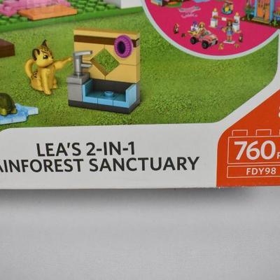 American Girl Lea's 2-in-1 Rainforest Sanctuary Mega Construx: 760 pieces - New
