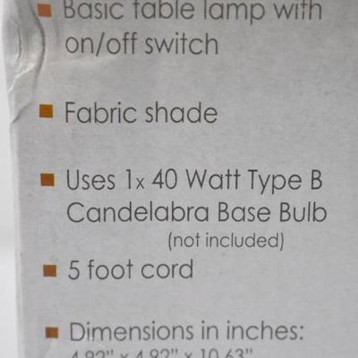 Basic Table Lamp, 10