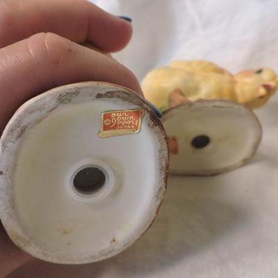 Collection of Vintage Porcelain Salt and Pepper Shakers - Chicks