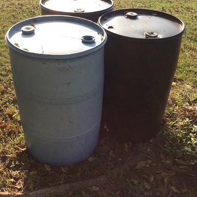 Set of Plastic Barrels