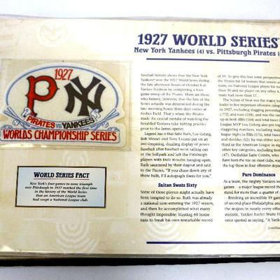 New York Yankees Official World Series Patch Collection 1923-2009 W&W