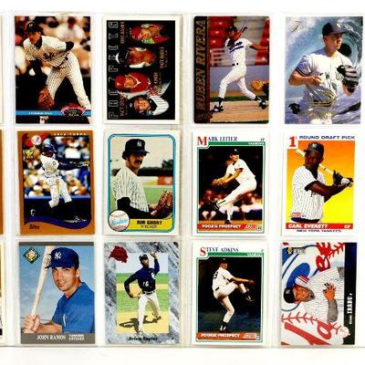 New York YANKEES Baseball Cards Collection - 108 Cards All Excellent / MINT