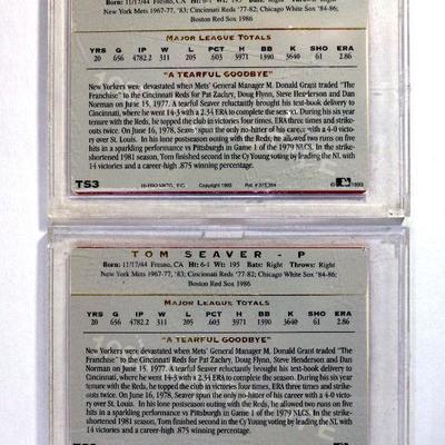 1993 Action Packed Promos #TS3 TOM SEAVER Baseball Cards Set