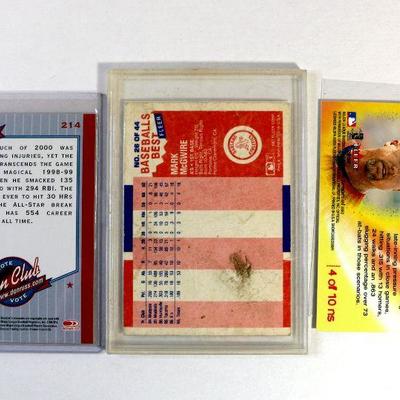 MARK McGWIRE Baseball Cards Set