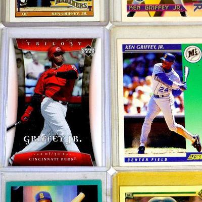 KEN GRIFFEY Jr. BASEBALL CARDS SET - 12 CARDS LOT - ALL Excellent / Mint