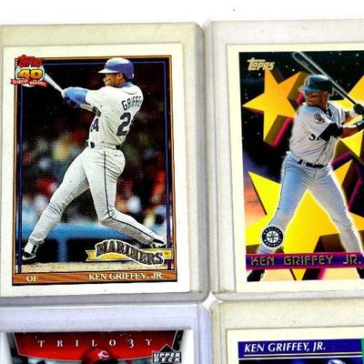 KEN GRIFFEY Jr. BASEBALL CARDS SET - 12 CARDS LOT - ALL Excellent / Mint