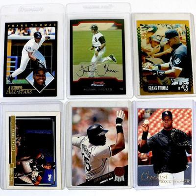 FRANK THOMAS BASEBALL CARDS SET - 6 CARDS LOT - ALL Excellent / Mint