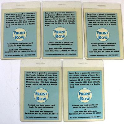 TREVOR MILLER Front Row Baseball Cards Set of 5
