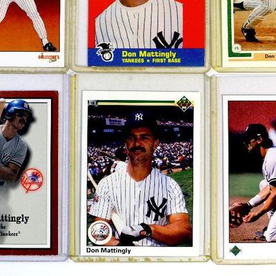 DON MATTINGLY Baseball Cards Set - 9 CARDS LOT - ALL Excellent / Mint