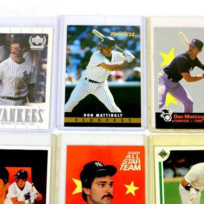 DON MATTINGLY Baseball Cards Set - 9 CARDS LOT - ALL Excellent / Mint