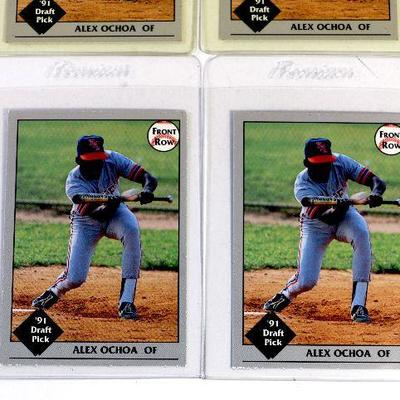 ALEX OCHOA Baseball Cards Set - 12 Front Row CARDS LOT - ALL Excellent / Mint