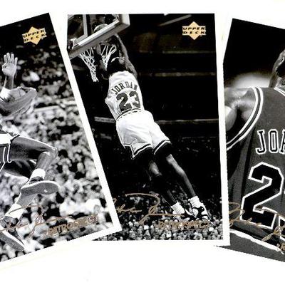 MICHAEL JORDAN 1998 UPPER DECK Retrospect Postcards Complete SET MJR-1 - MJR6