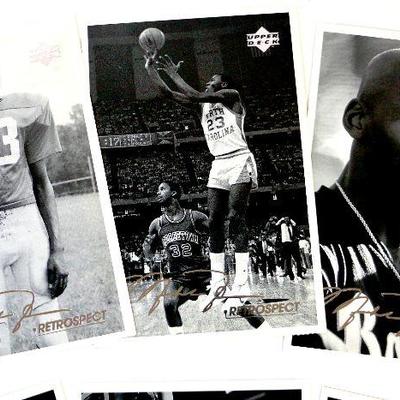 MICHAEL JORDAN 1998 UPPER DECK Retrospect Postcards Complete SET MJR-1 - MJR6