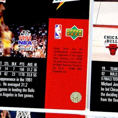 MICHAEL JORDAN 1999 UPPER DECK Gatorade NBA Championships 6 Gold Foil Card Set