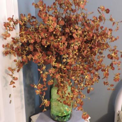 Artificial Flower arrangement and Vase
