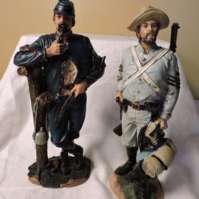 Pair of Gettysburg Souvenir Statues