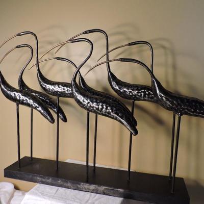 Metal Bird Sculpture