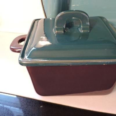 Teal and Purple Bakeware