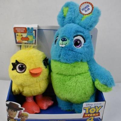 Disney Pixar Toy Story 4 Ducky-Bunny Scented Friendship Plush Toy Set - New