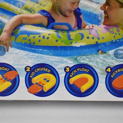 Swim School Swim Float for Kids 18m+ 4-in-1 Swim System - New