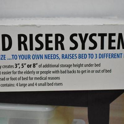Adjustable Bed Riser System - New