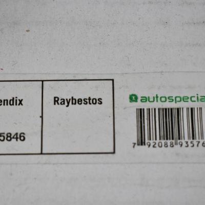 Pair of Hyundai Sonata 06-18 Autospecialty Solid Rear Brake Rotor JBR1337 - New